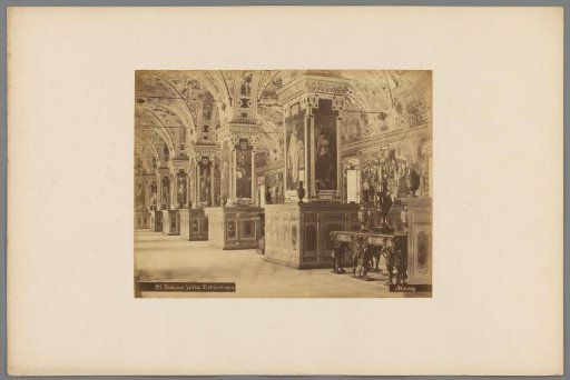 Interior of the Vatican Library, Italy
