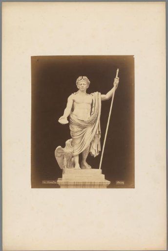 Sculpture of Emperor Claudius as Jupiter in the Vatican Museums, Italy
