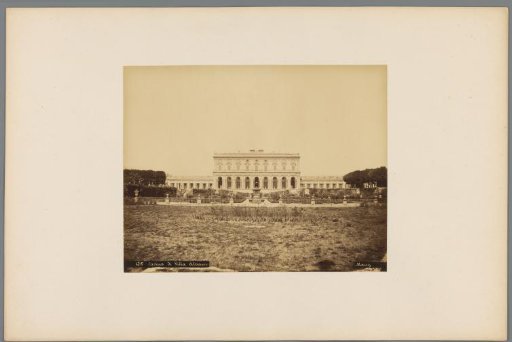 View of the Villa Albani at Rome, Italy