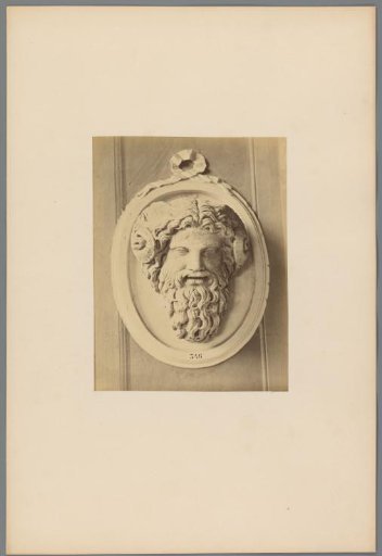 Poster with a man's head