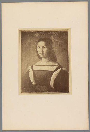 Photographic reproduction of a painting of a woman