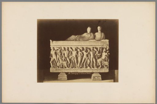 Sarcophagus with scenes from the life of Achilles in the Capitoline Museums, Rome, Italy