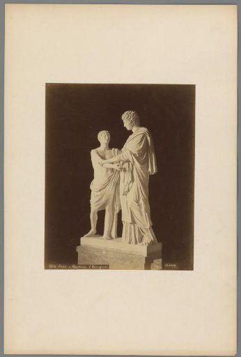 Sculpture of Orestes and Electra in the Palazzo Altemps, Rome, Italy
