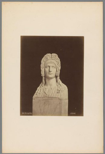 Bust of the personification of Tragedy in the Vatican Museums, Italy