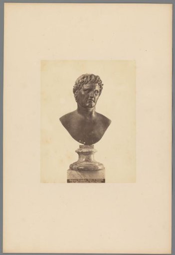 Bust of Ptolemy I in the Naples Museums, Italy
