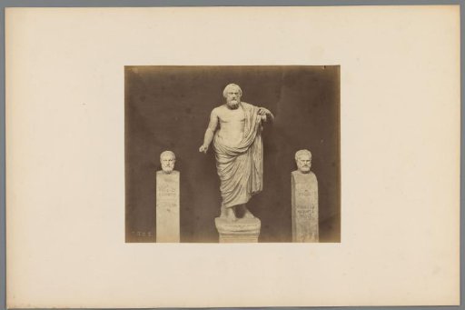Hermes of Periander and Clementino and Sculpture of Lysias in the Vatican Museums, Italy