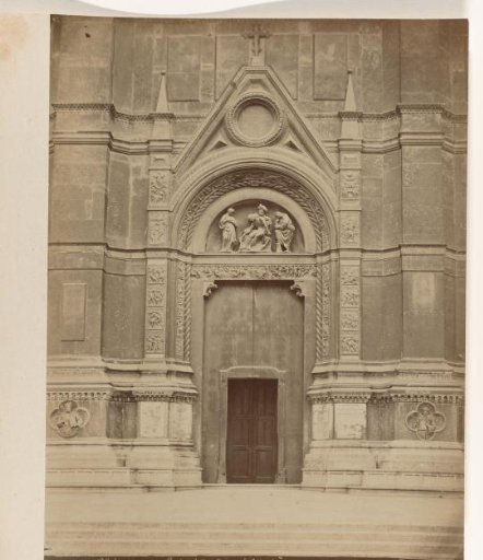 View of the Portal of San Petronio in Bologna