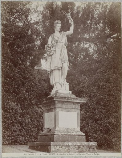 Statue in the Boboli Gardens in Florence
