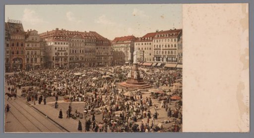 View of the Market in Dresden