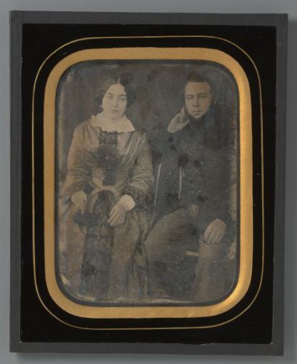 Portrait of Olivier Johannes Franciscus Borghmans and his wife Magdalena Johanna de Timmerman