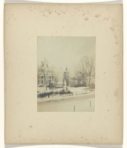 View of the West Pavilion (with Italian restaurant) on the grounds of the World's Fair in St. Louis (Louisiana Purchase Exposition), 1904