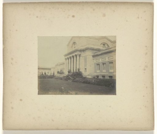 Rear of the Art Building on the grounds of the World's Fair in St. Louis (Louisiana Purchase Exposition), 1904