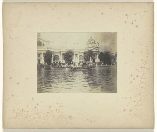 Boats with Italians and Irish at the World's Fair in St. Louis (Louisiana Purchase Exposition), 1904