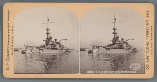 View of the USS Massachusetts
