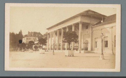 Square in an unknown city, France