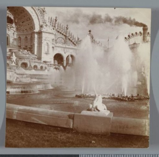Fountain for the Palais d'Electricité, Exposition Universelle (World's Fair), Paris, France