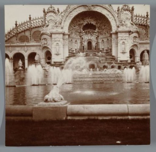 Fountain for the Palais d'Electricité, Exposition Universelle (World's Fair), Paris, France