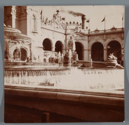 Fountain for the Palais d'Electricité, Exposition Universelle (World's Fair), Paris, France
