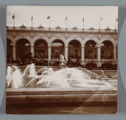 Fountain for the Palais d'Electricité, Exposition Universelle (World's Fair), Paris, France