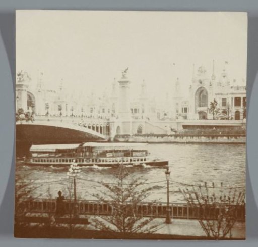Pont Alexandre III and Palais des Manufactures Nationales, Exposition Universelle (World's Fair), Paris, France