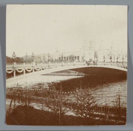 Pont Alexandre III and Palais des Manufactures Nationales, Exposition Universelle (World's Fair), Paris, France