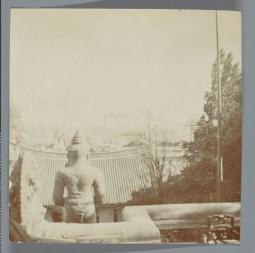 View of a pavilion at the Exposition Universelle (World's Fair), Paris, France