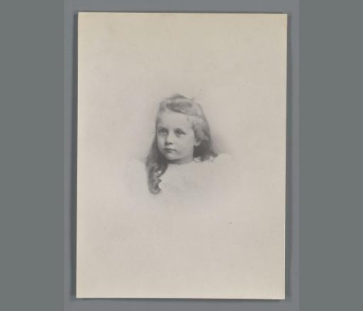 Portrait of Johanna (Hans) de Jong as a child