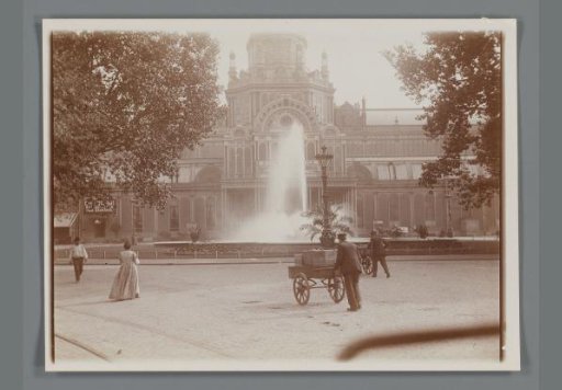 View of the Paleis voor Volksvlijt from the Frederiksplein, Amsterdam