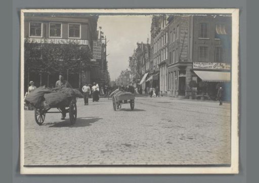 Leidse Square with Passersby and Carts, Amsterdam