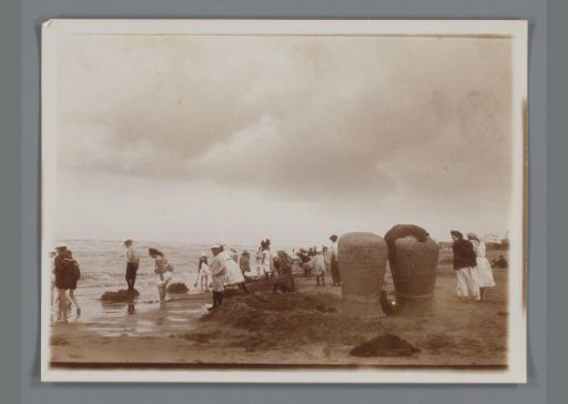 People on the Seaside Beach