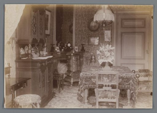 Interior of the garden room of the house of Piet de Jong in Arnhem