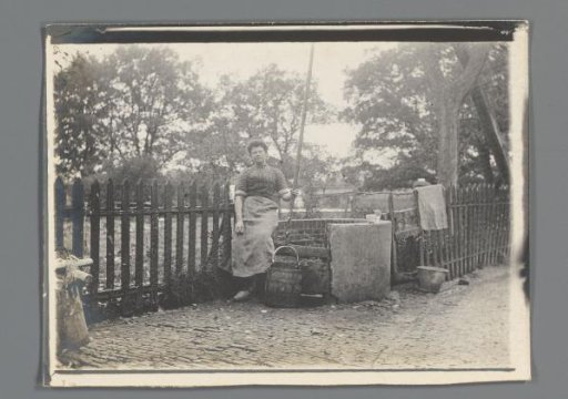 Portrait of an Unknown Woman at a Water Pump