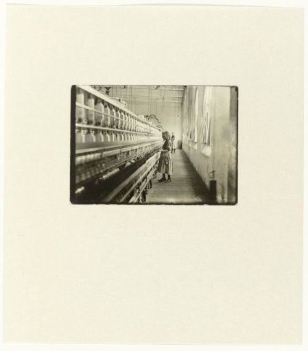 Sadie Pfeiffer at Work in the Cotton Mill