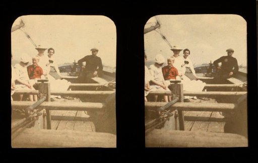 Company in a sailing ship