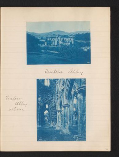 Two photographs of the ruins of Tintern Abbey