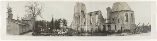 War damage in Elverdinghe (Belgium) after the First World War ('Elverdinghe près d'Ypres')