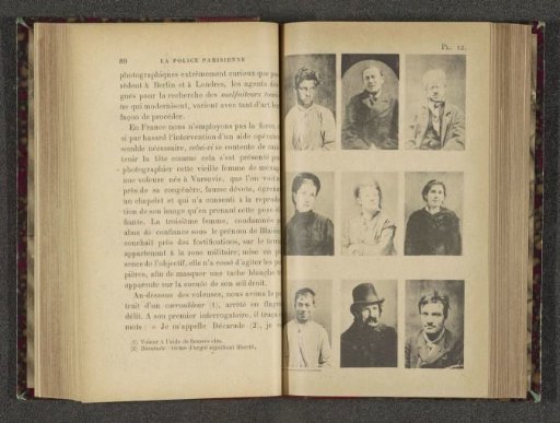 Nine portraits of unknown men and women