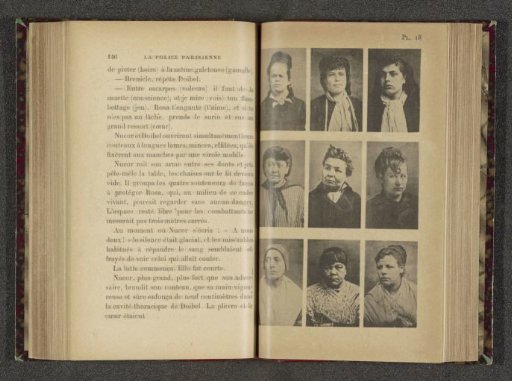 Nine portraits of unknown women, presumably prostitutes
