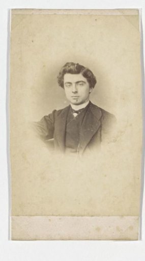Portrait of a man with wavy hair