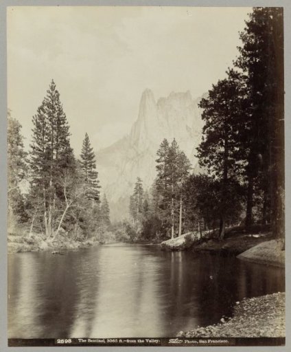 View of The Sentinel in Yosemite National Park