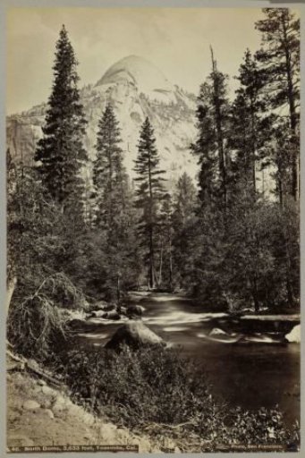 View of the North Dome in Yosemite National Park