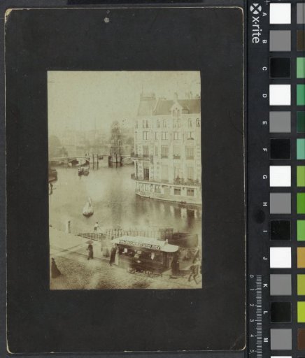 Inside the Amstel in Amsterdam, Viewed Towards the Muntplein