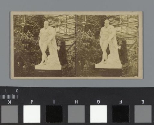Statue in the central nave of the Crystal Palace in Sydenham