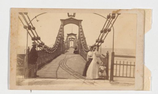 View of the Royal Suspension Chain Pier at Brighton