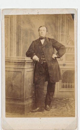 Portrait of a man in a coat