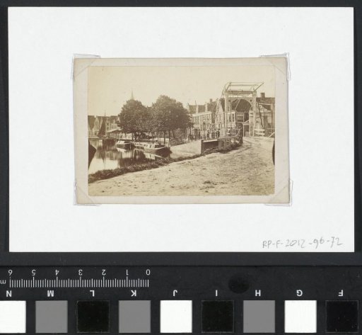 View of the houses and a bridge at the Where in Purmerend