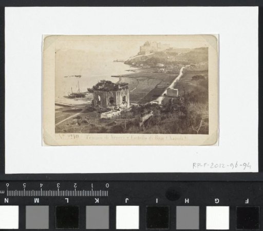 Temple of Venus and castle on the bay of Naples