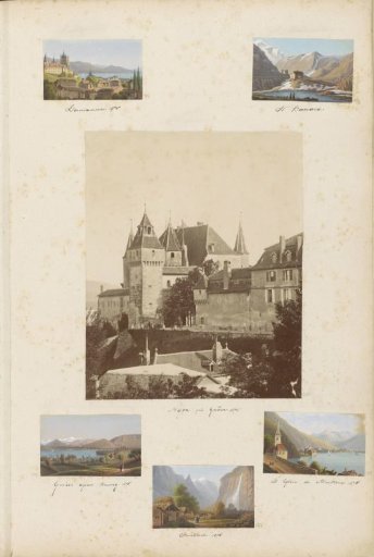 View of the castle of Nyon
