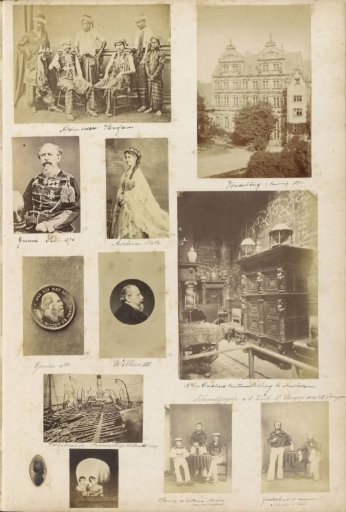 Photographic reproduction of (presumably) a drawing of a man and a woman
