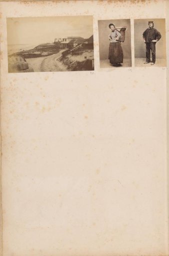 View of the beach and dunes at Zandvoort with the Hotel Kaufmann on the horizon